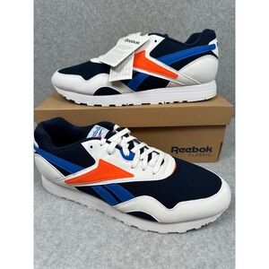 Reebok Rapide MU Classic Sneakers Size 11 White Navy Blue Red Mens‎ Shoes